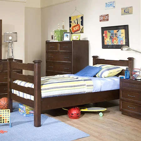 Full Headboard & Footboard Slat Bed